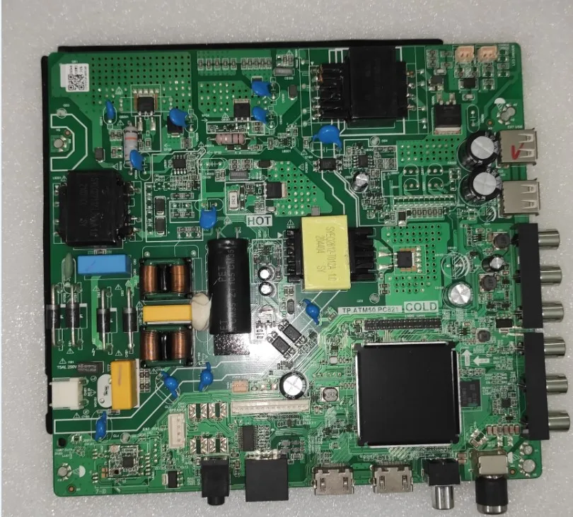 Free shipping !! Good test LED TV motherboard TP.ATM50.PC821 100---180V 450ma 80w    4-core 512m+4g memory WiFi TV