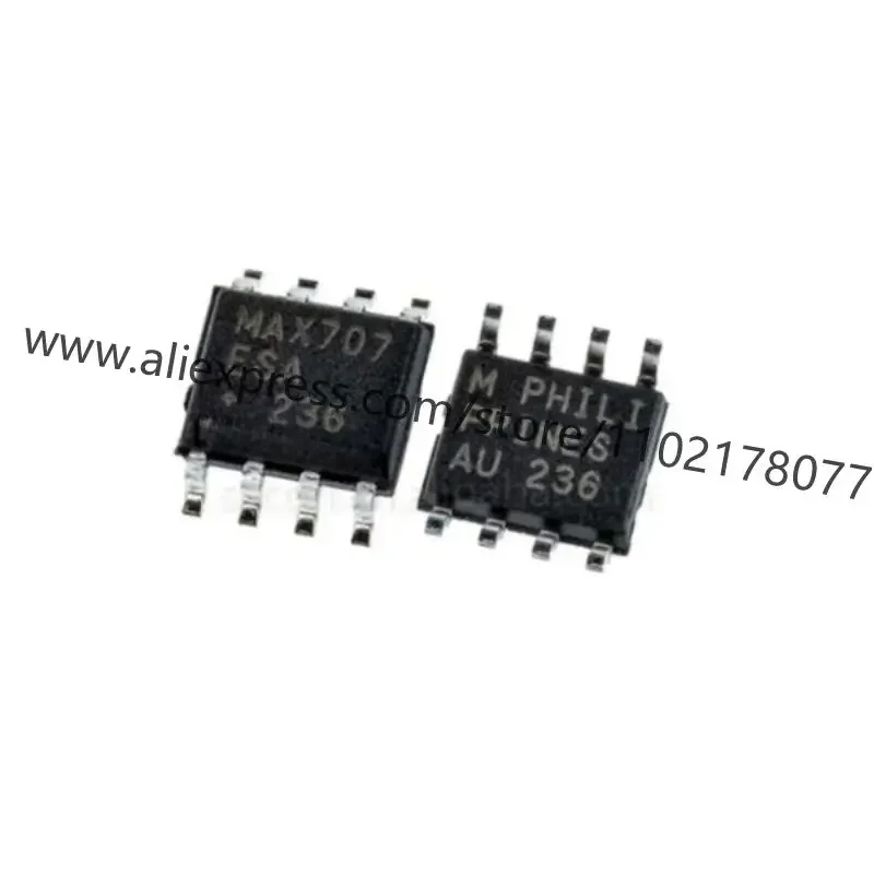 10Pcs MAX707ESA+ Monitoring Circuit Low-Cost, P Monitoring Circuit Free Shipping