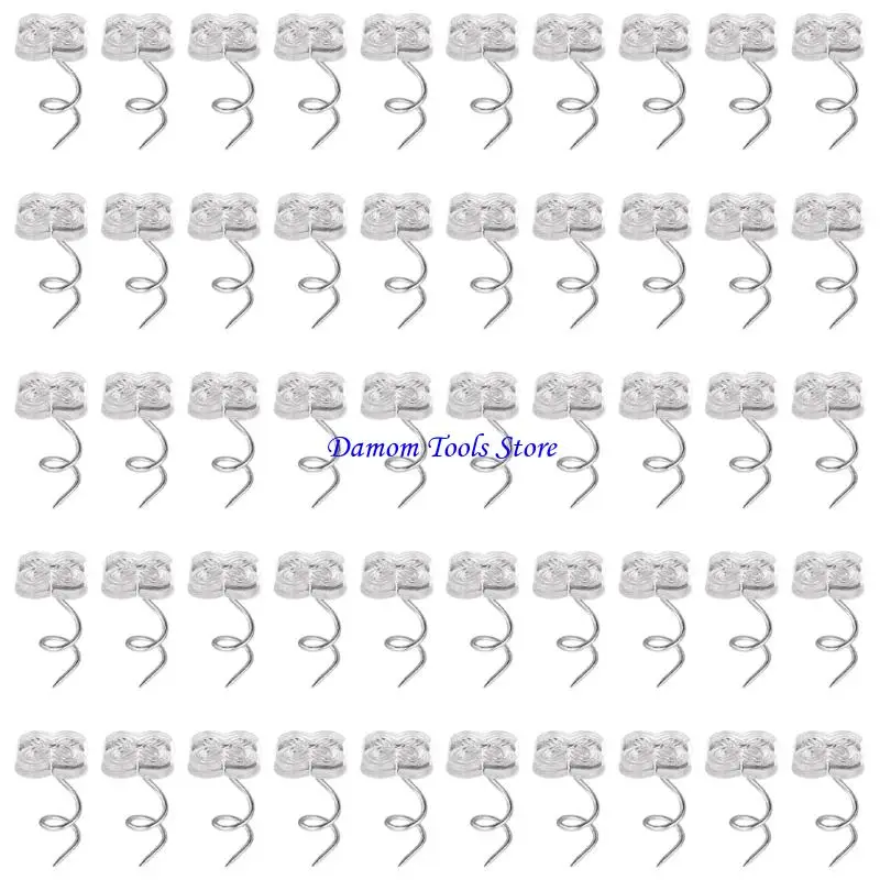 57BE Heavy Duty Metal Twist Pin Secure Sofa Carpet Bedding Quick Fixing No Tool Need