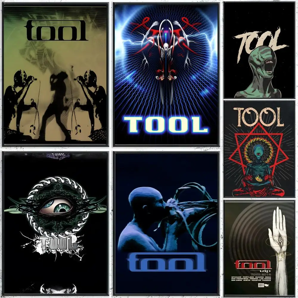 Rock Band T-tool Poster HD Waterproof Self-Adhesive Wall Art – Multi-Scene Use Top Gift Pick