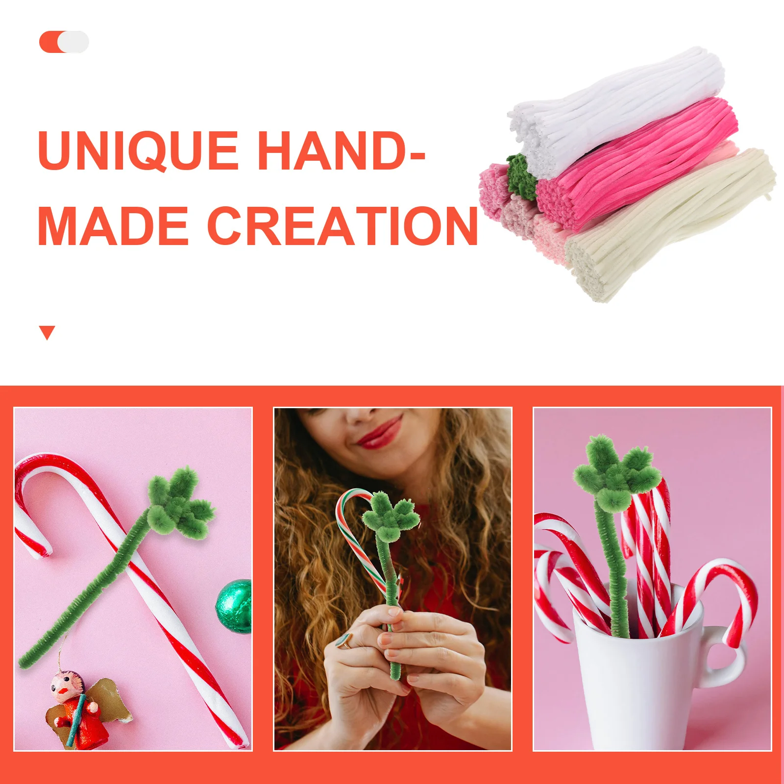 700 قطعة من أعواد التواء الملونة من الشنيل لمرحلة ما قبل المدرسة، مستلزمات فنية للفصل الدراسي، منظفات الأنابيب ذاتية الصنع للأطفال #3