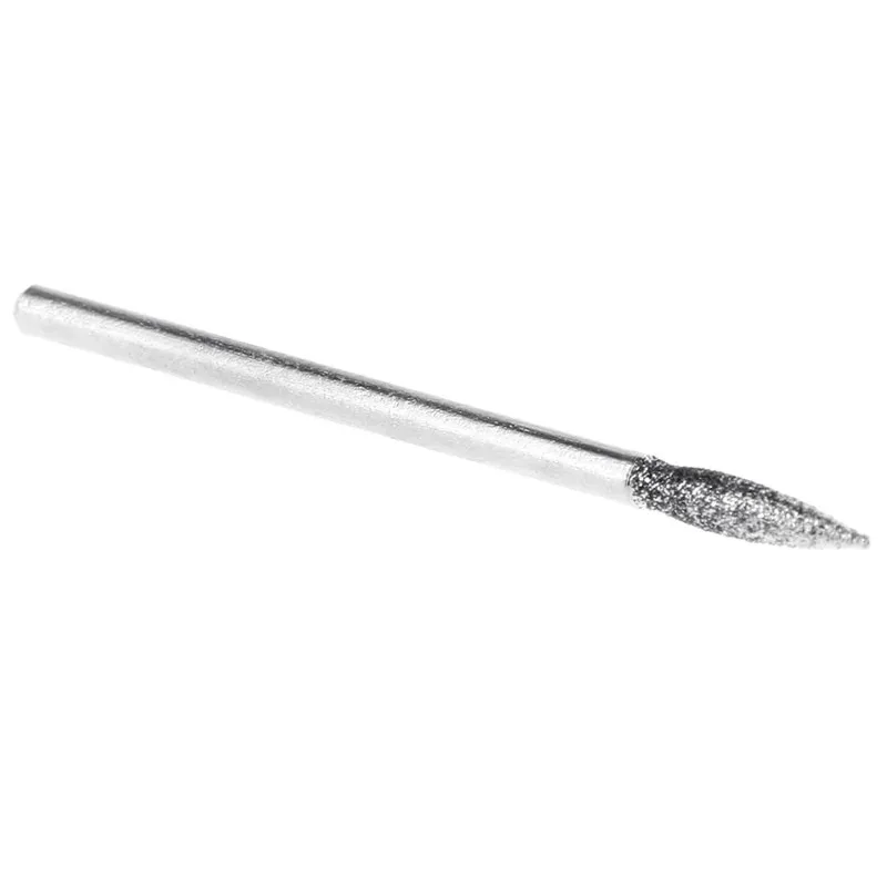 30Pcs 3mm Shank Diamond Burs Set with Box for Dremel Electric Grinder Power Tool Accessories Abrasive Tools