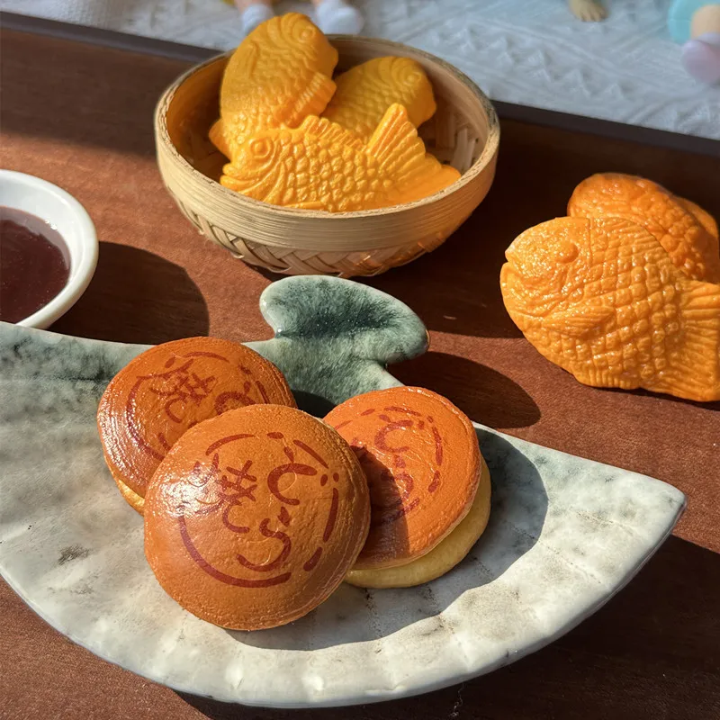 دمى ديكور المنزل اكسسوارات محاكاة النمط الياباني النهاش المشوي وجبة خفيفة الغذاء نموذج لطيف ديكور المفروشات اطلاق النار الدعائم