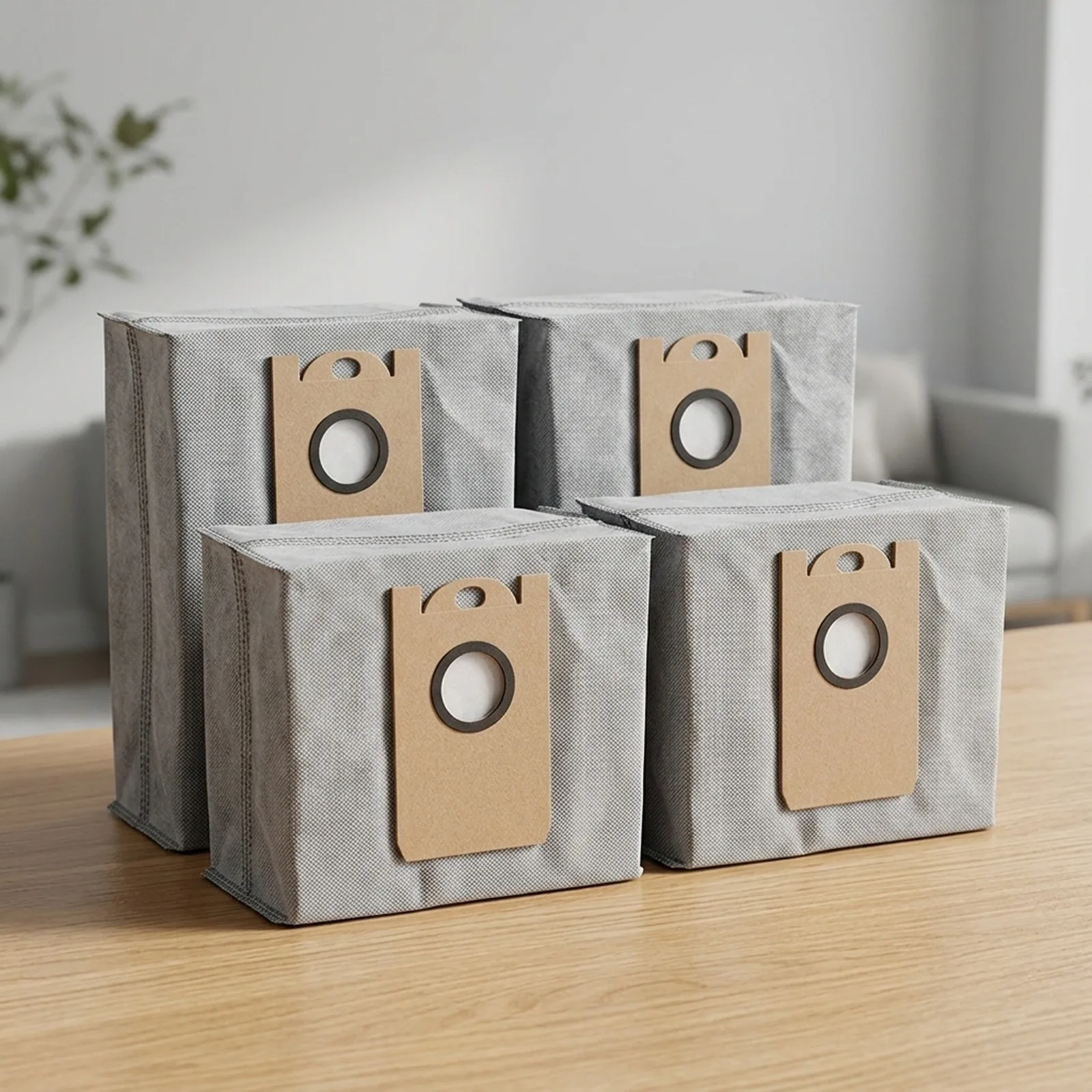 for hybrid Dust Bags Robot Vacuum Bags 99.99 Dirt for capture Four-Stage Filter System 3L Capacity Household Maintenance