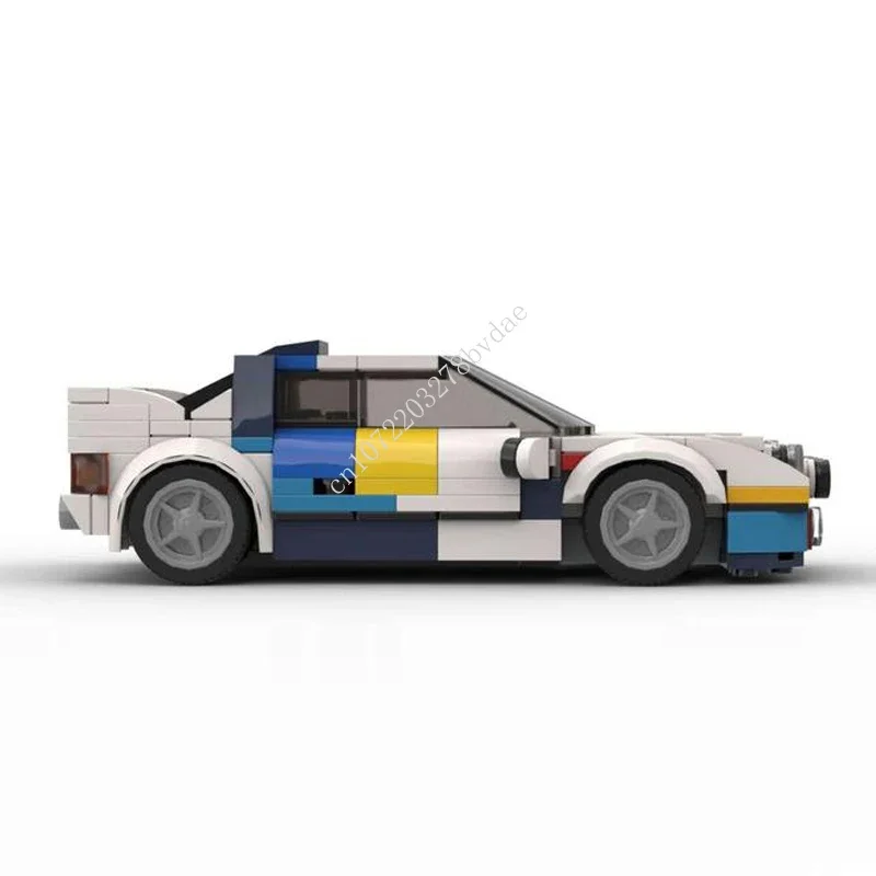 256PCS MOC Speed Champion gruppo di ultima generazione B Rally modello di auto da corsa blocchi di costruzione mattoni assemblaggio creativo giocattoli per bambini regalo