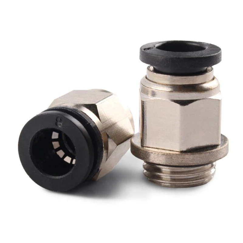 

Air Pipe OD 4 6 8 10 12mm PC Pneumatic Hose Fittings M5 G-1/8 1/4 3/8 1/2 Thread Tube Straight Quick Connector Coupling Coupler