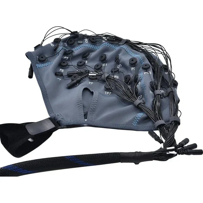 High Quality Neurofeedback 32 Channel 100% Nylon EEG Sensor Empty EEG Brain Headsets For EEG