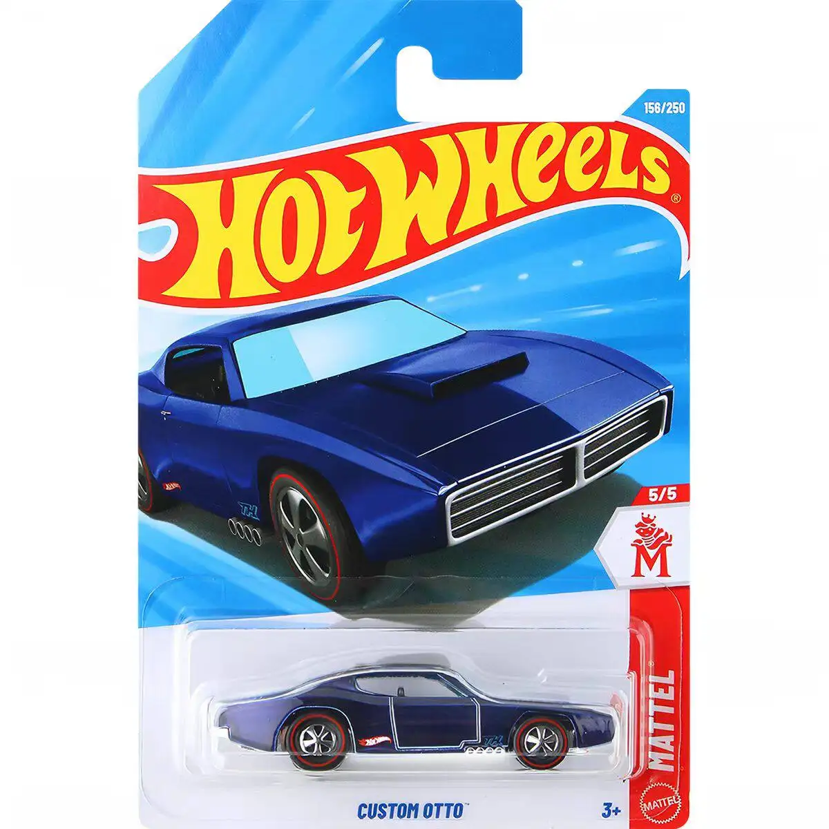 

Hot Wheels Car Super Treasure Hunt CUSTOM OTTO 1/64 Metal Die-cast Model Toy
