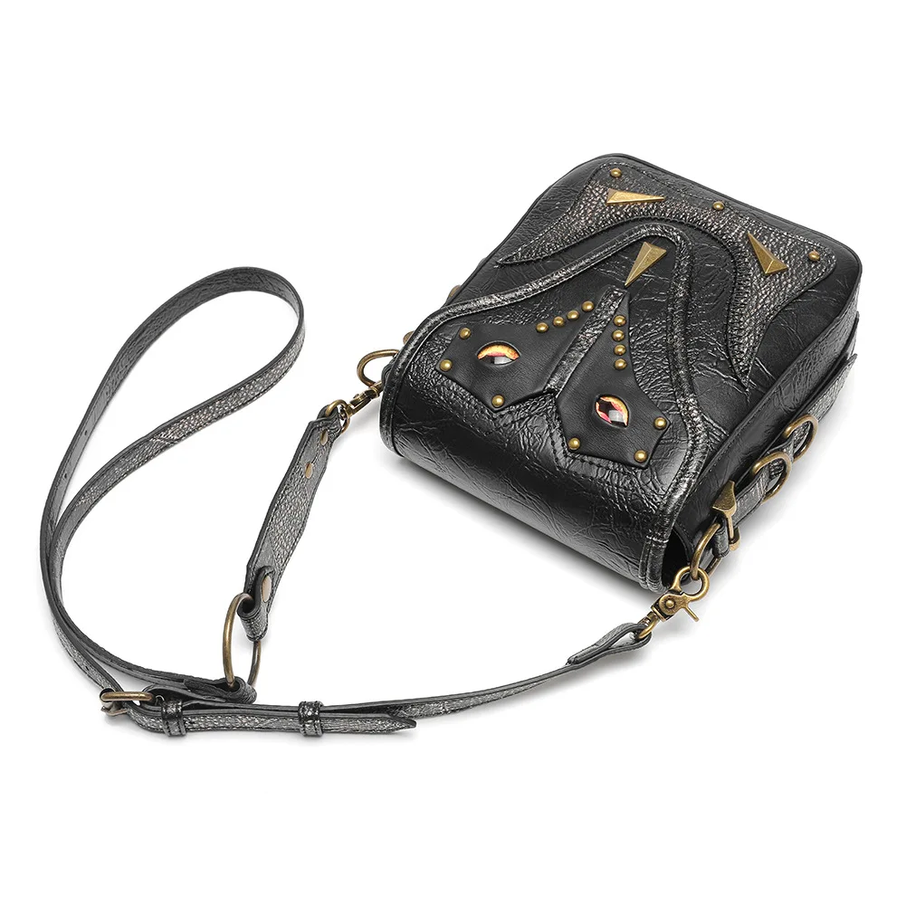 Steam Punk Women's bag retro messenger bag small square bag shoulder bag Gothic handbag wallet Crossbody bag sacoches bolsa