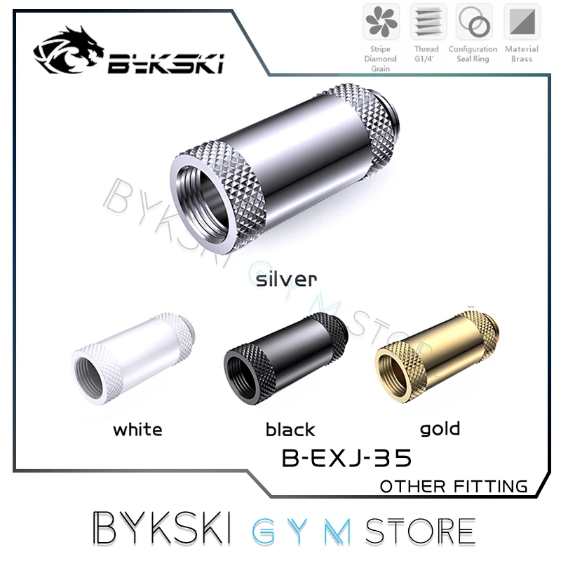 

Стыковочный удлинитель сиденья Bykski, фитинг G1/4 дюйма, M-F 35 мм, Проходное соединение для водяного охлаждения