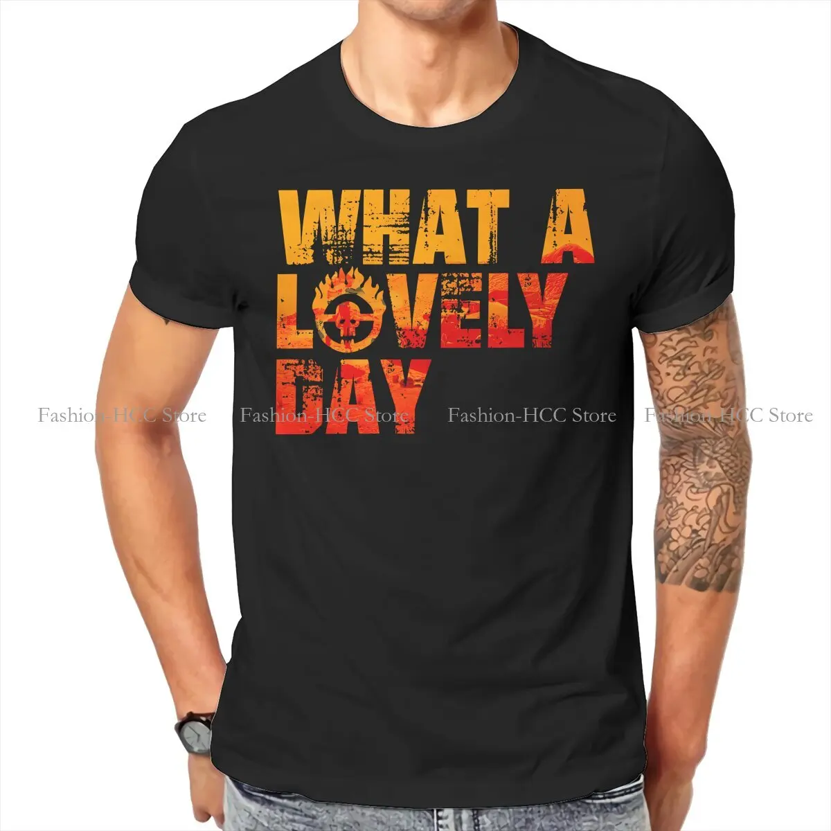 Road to Valhalla Round Collar TShirt Mad Max Pure Cotton Original T Shirt Man\'s Tops New Design