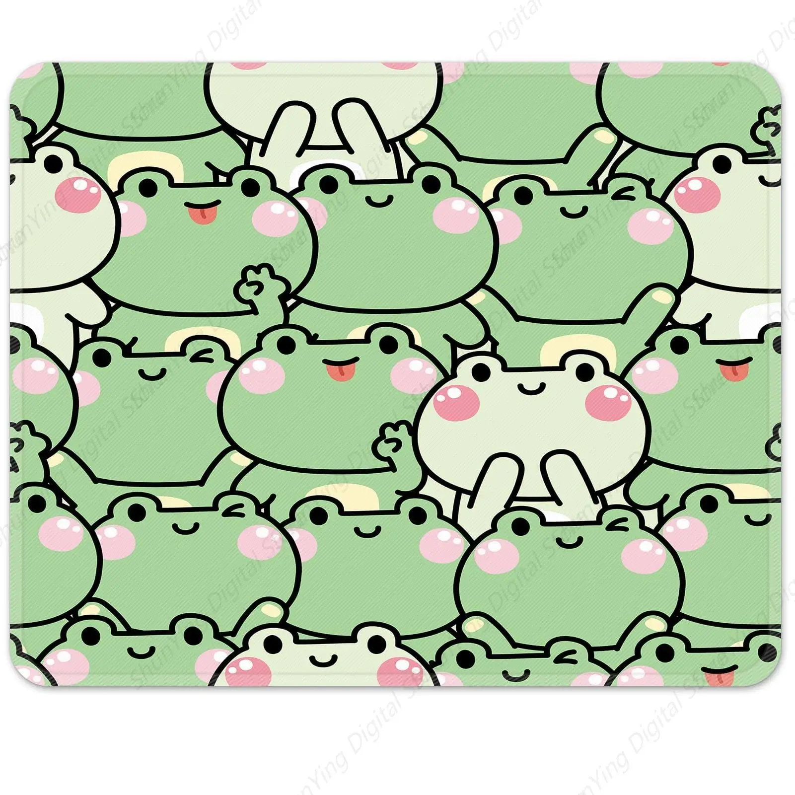 Cute Frog Mouse Pad For Laptops Desktop Computers Office Supplies Anti Slip Mouse Pad Suitable For Gaming Work And Study