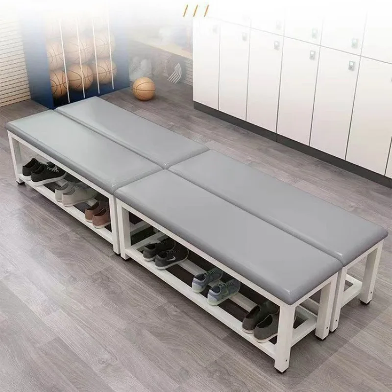 change shoe long strip sofa hair stool change shoe stool long strip clothing store gym bathroom