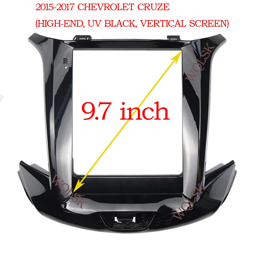 9.7 inch Fasxia Car Audio Frame Car Radio Fascia,gps navigation fascia panel is suitable CHEVROLET CRUZE 2015-2017