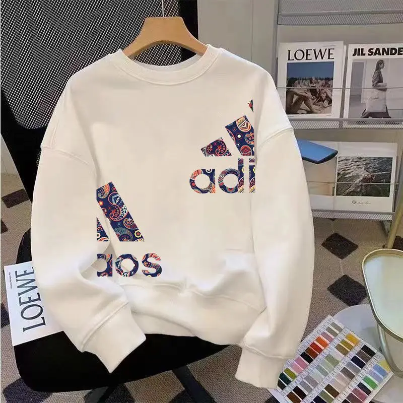 

A Highly Anticipated Autumn and Winter Oversized, Personalized, and Casual Printed Sweatshirt for Both Men and Women