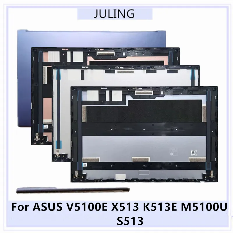 

Для ASUS V5100E X513 K513E M5100U S513 (только металлическая версия) – задняя крышка ЖК-экрана/передняя рамка/крышка петель для ноутбука