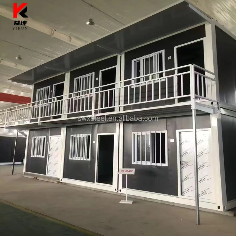 Quick Installation Folding Container House Modern X-Z-folding Design Prefab Tiny Mobile Temporary Dormitory Bedroom Villa