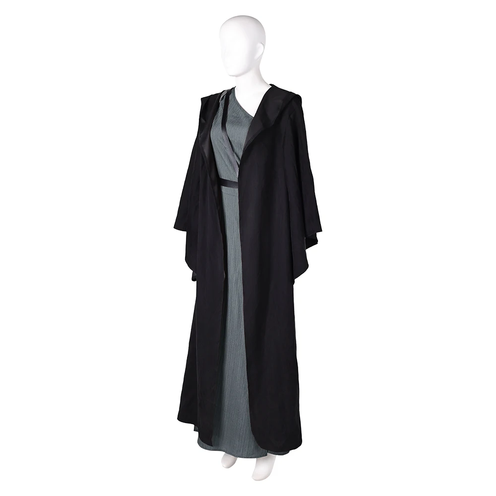 In The Lost Lands Grey Alys Cosplay Fantasia Costume Travestimento per donne adulte Abiti Mantello Cintura Abiti Vestito di Carnevale di Halloween