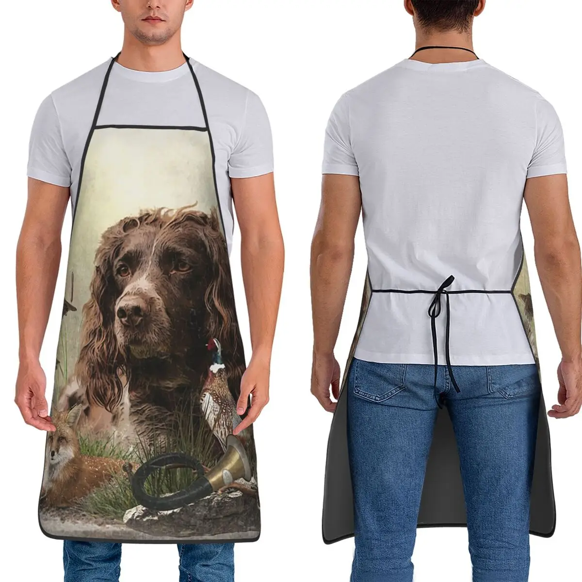 

Немецкая собака-пепела, фартуки вахолка, шеф-повар, кулинария, кухня, нагрудник без рукавов, кухонный сарафан для уборки для женщин и мужчин