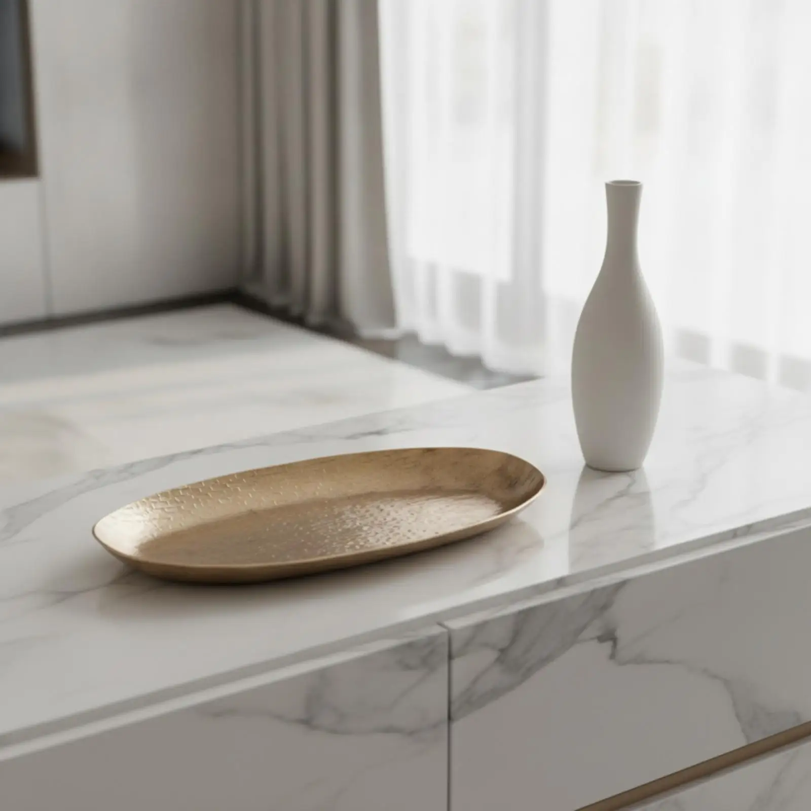 Elegant Decorative Trays Irregular Rounded Oval Metal Bowl Table Decoration Tray for Home Elegant Decorative Trays Irregular Rounded Oval Metal Bowl Table Decoration Tray for Home