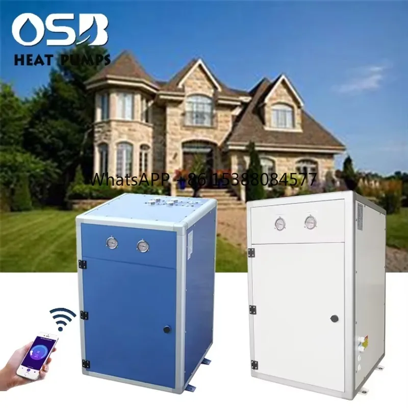 

R134a Heat Pump for Greenhouse Ground Source Heat Pump 3 Phase 15kw Geothermal Heat Pump CE Wifi