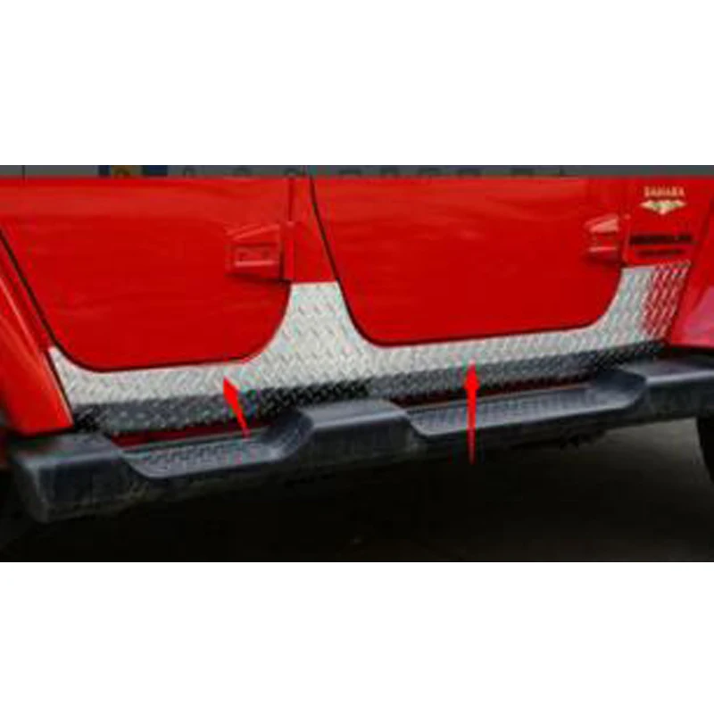 Hot Sale Off-road 4 doors  Side Skirts Side Spoiler for Jeep Wrangler JK 2007+ Auto Accessories