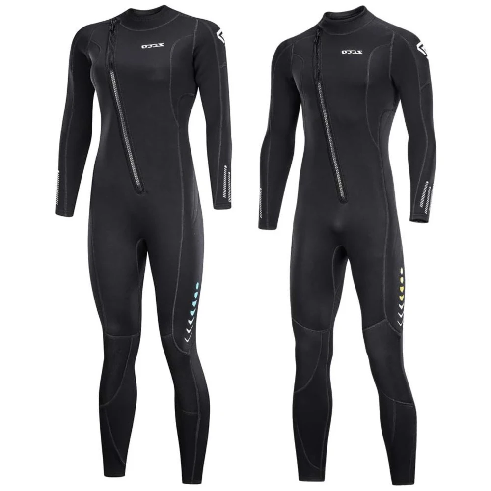 

Wetsuit 3mm Neoprene Wet Suit Full Body Front Zip Diving Suit Thermal Suit For Kayakboarding Surfing Snorkeling Scuba Diving