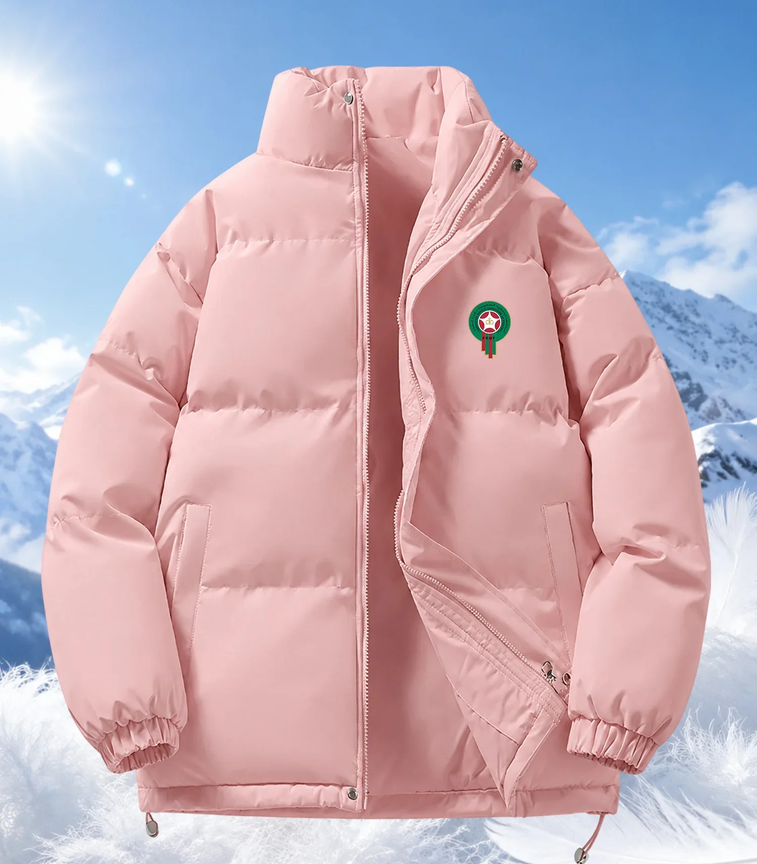 New Outdoor Fashion Trend Versatile Padded Jacket Fashionable Solid Color High-quality Breathable Neutral Thick Cotton Clothing