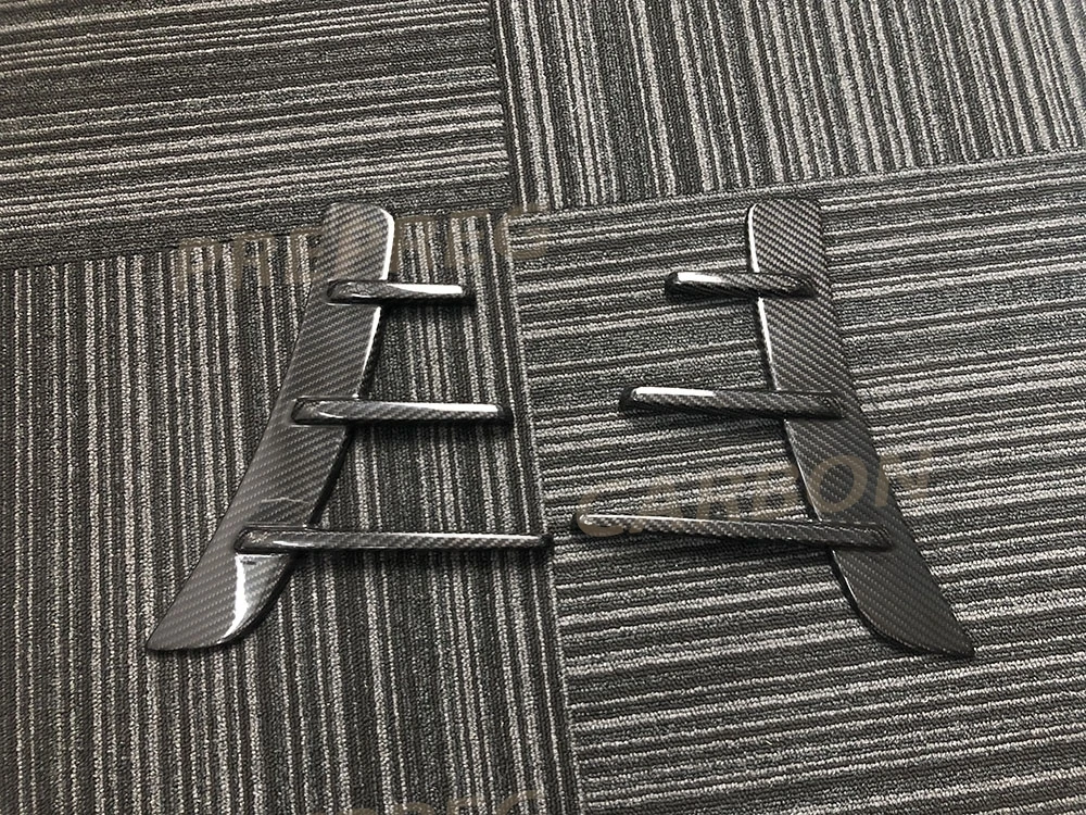 

For BMW 4 Series G22 G23 Coupe 2 Door 2021+ Real Carbon Fiber Front Bumpers Air Vent Trim Spoiler Canards Splitters