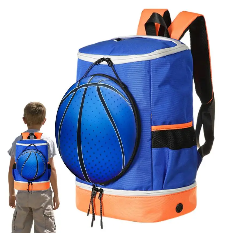 

Youth Soccer Backpack Football Backpack Soccer Bag Large Capacity Football Bag Volleyball Backpack With Ball Compartment For