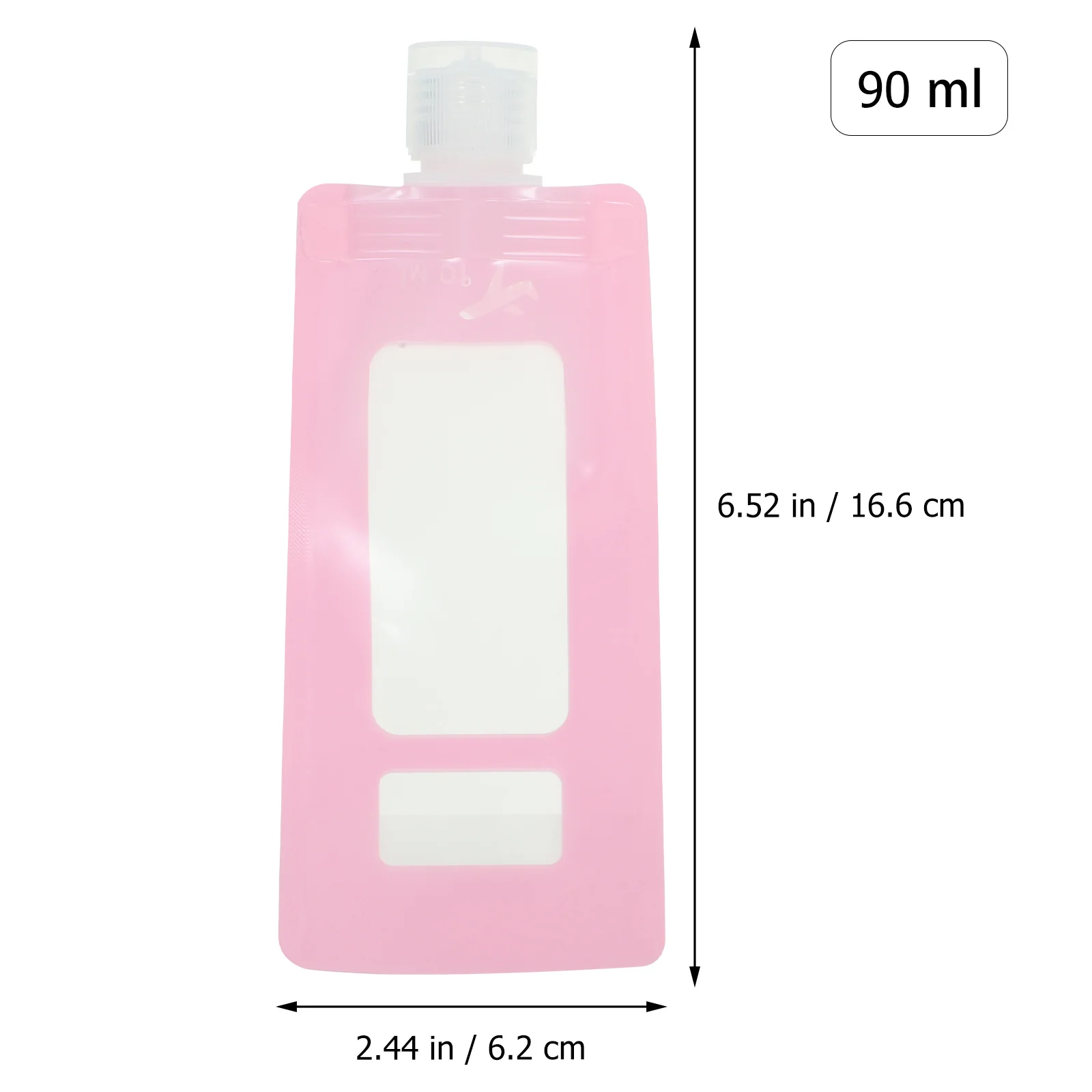 

12Pcs Refillable Travel Toiletries Pouches Squeeze Bags Portable Containers for Shampoo Shower Gel Lotion Travel Toiletries Bag