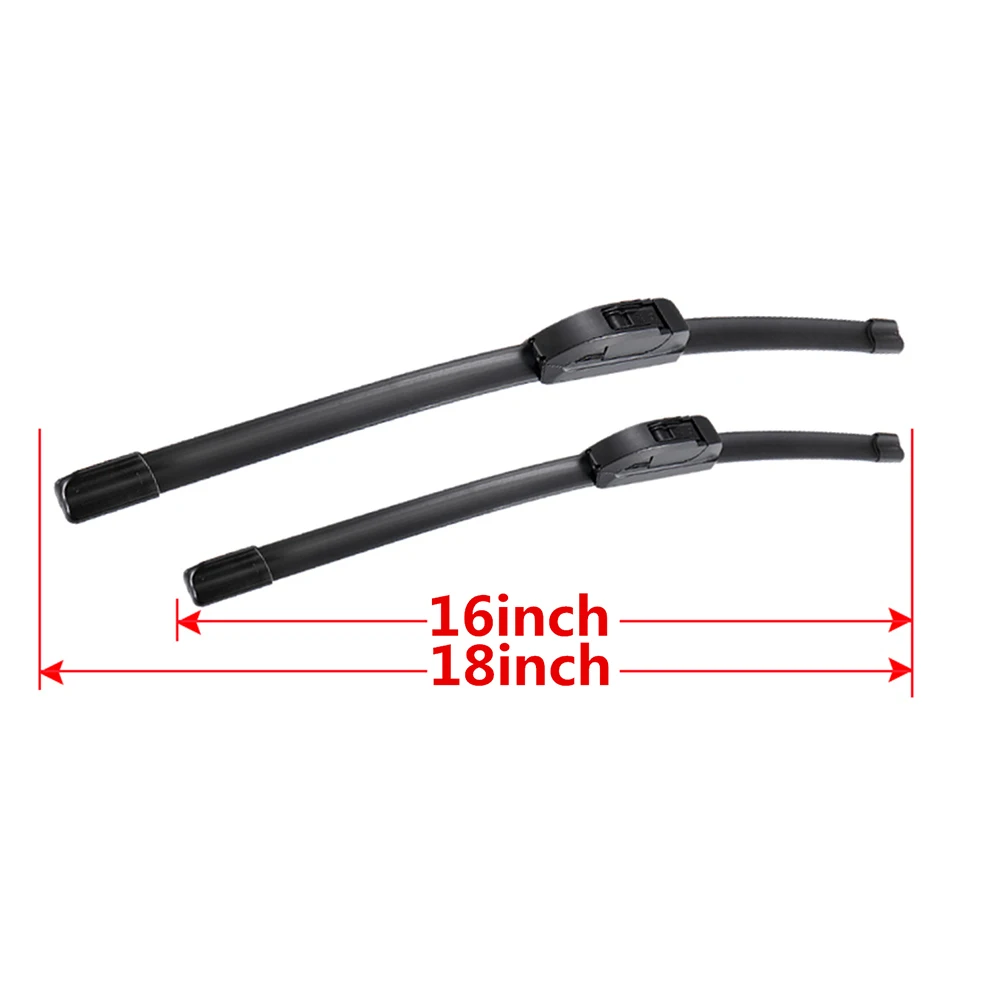 Car Front Windshield Wiper Blades Brushes Free-Noise 16/18-Inch for Suzuki Jimny 2019 2020 2021 2022 2023 Exterior Accessories