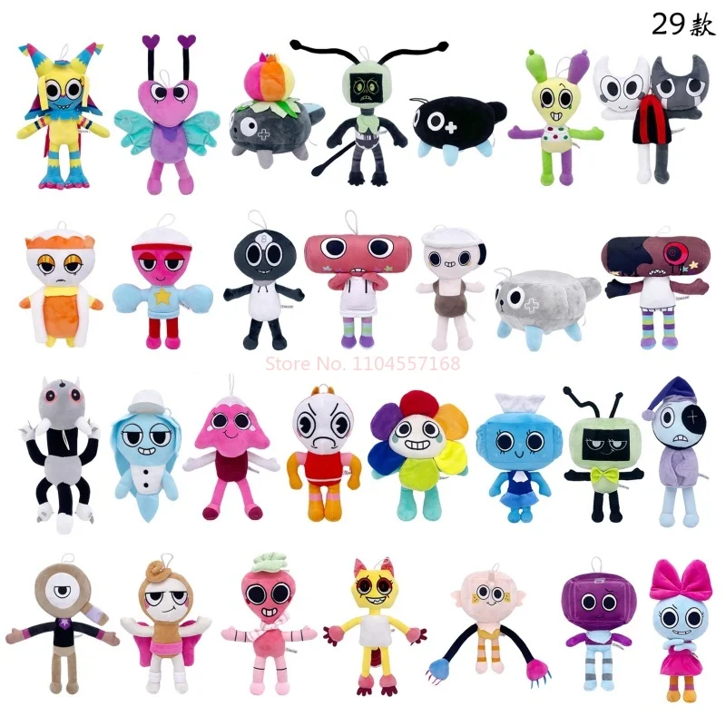 In Stock Cute Dandy'S World Plush Dandy World Scrap Soft Stuffed Plush Toy Plushie Pillow Dolls For Christmas Birthday Gifts