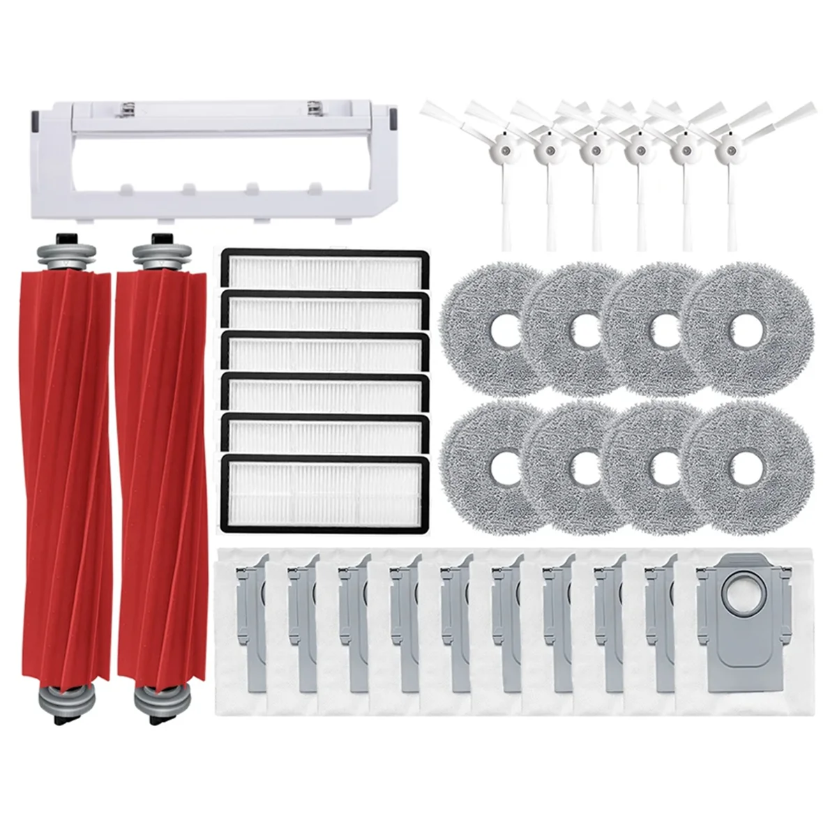 Piezas de repuesto para Robot aspirador Roborock P10 Pro, Cepillo Lateral principal, filtro Hepa, paños de fregona, accesorios para bolsas de polvo