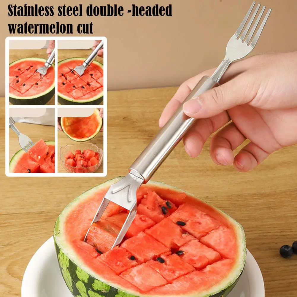 

Stainless Steel Windmill Watermelon Cutter For Fruit Salad Watermelon Vegetables Slicer Digger Cutter Tool Kitchen Gadgets J0C2