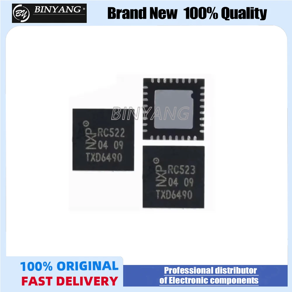 (10 Pieces) MFRC520 CV520 MFRC522 RC522 MFRC523 RC523 02HN1 QFN32 New Original