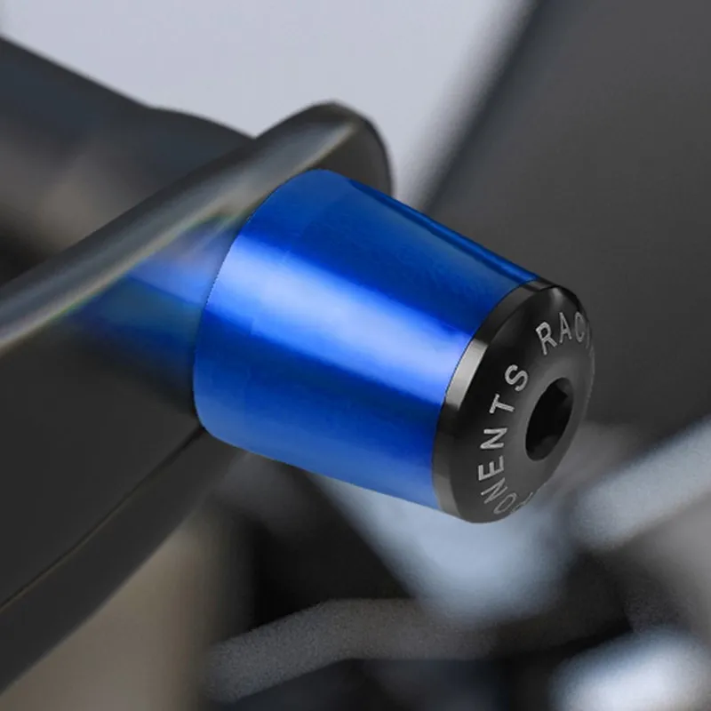 

Motorcycle Handle Bar Ends For KAWASAKI 250R ZX6R 636 ZX6RR ZX10R ZX7R ZX9R Handlebar Grips End Caps Gear Balanced Plug Slider