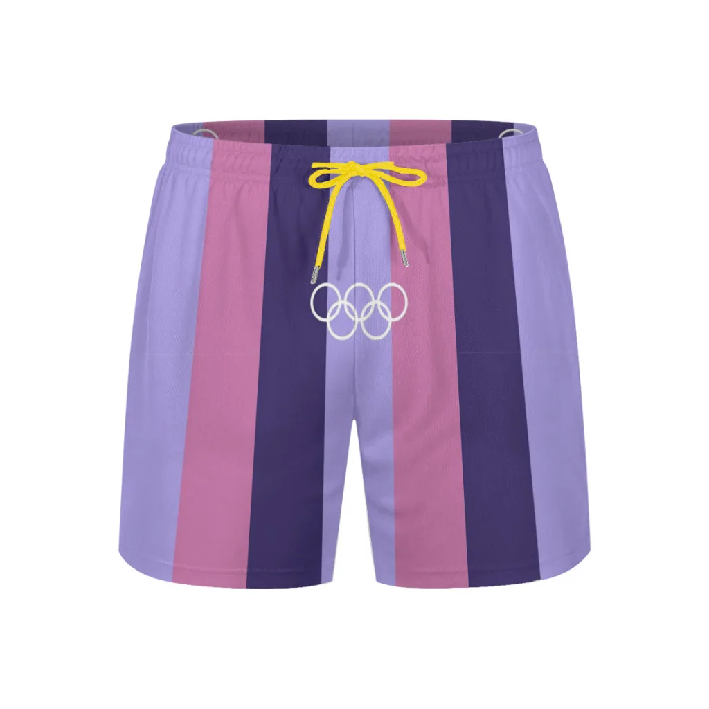 

2024 Paris Palette Shorts for Summer Breathable Beach Shorts Trunks Casual Fashion Board Surf