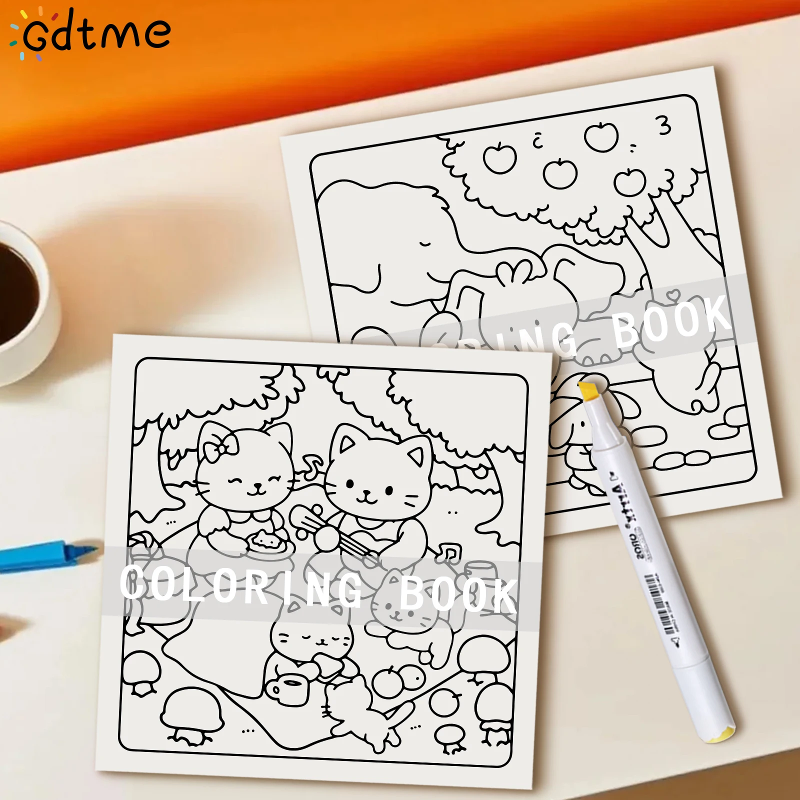 MOM MOMENTS Bold-easy Patterns Coloring Book for Adults Cute Drawing Book Perfect Gift for Party and Birthday