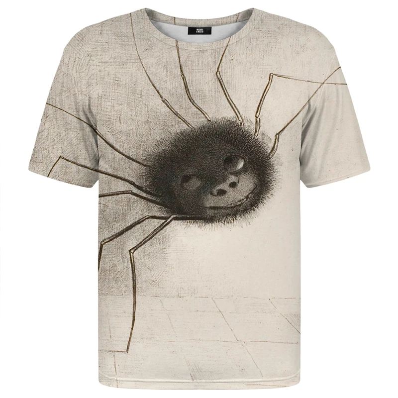 Summer Men's Abstract Gray Monster Gaphic Street Hip Hop T Shirt Casual Short Sleeve 3d Tshirts Fashion Daily Oversized Tee Tops