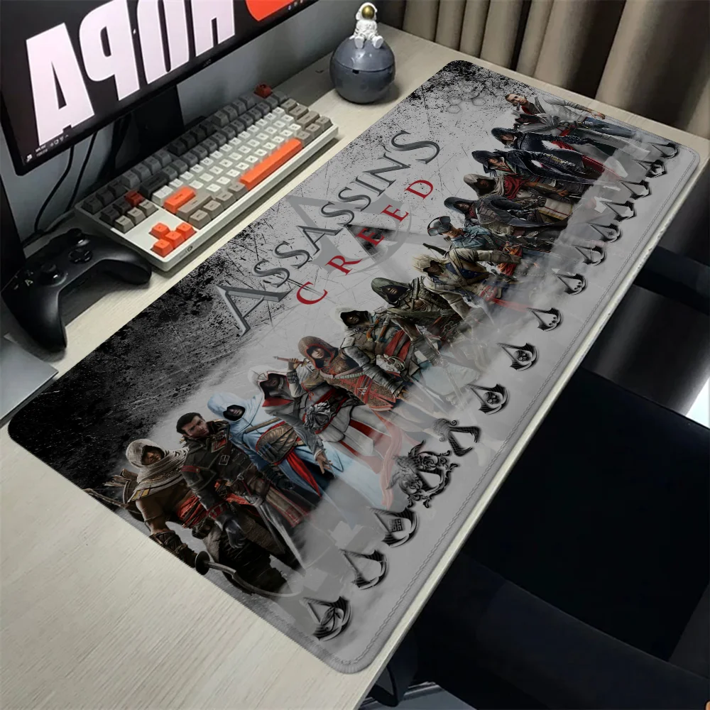 Assassines Creed Mousepad Anime Office Accessories Mouse Pads Mouse Pad Large Desk Mat Pc Gamer Gaming Mats Computer Table Xxl