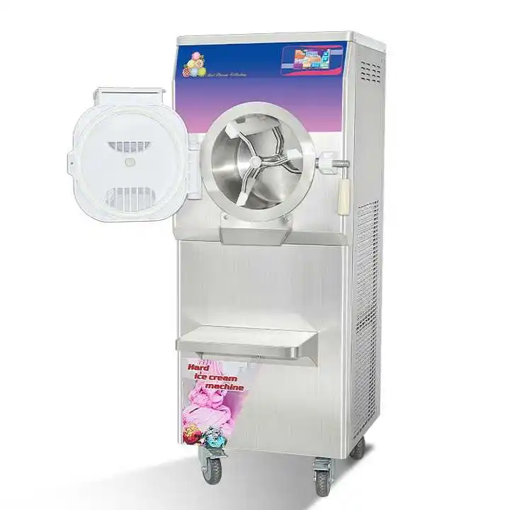 Kolice Commercial  Vertical Batch Freezer Fruit Ice Cream Gelato Maker Making Hard Serve Ice Cream Machine for Business