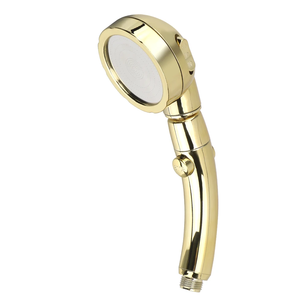 360 Degrees Rotating Handheld Shower Head Adjustable Water Saving Shower Head 3 Spray Setting with ON/OFF Pause Switch image 6