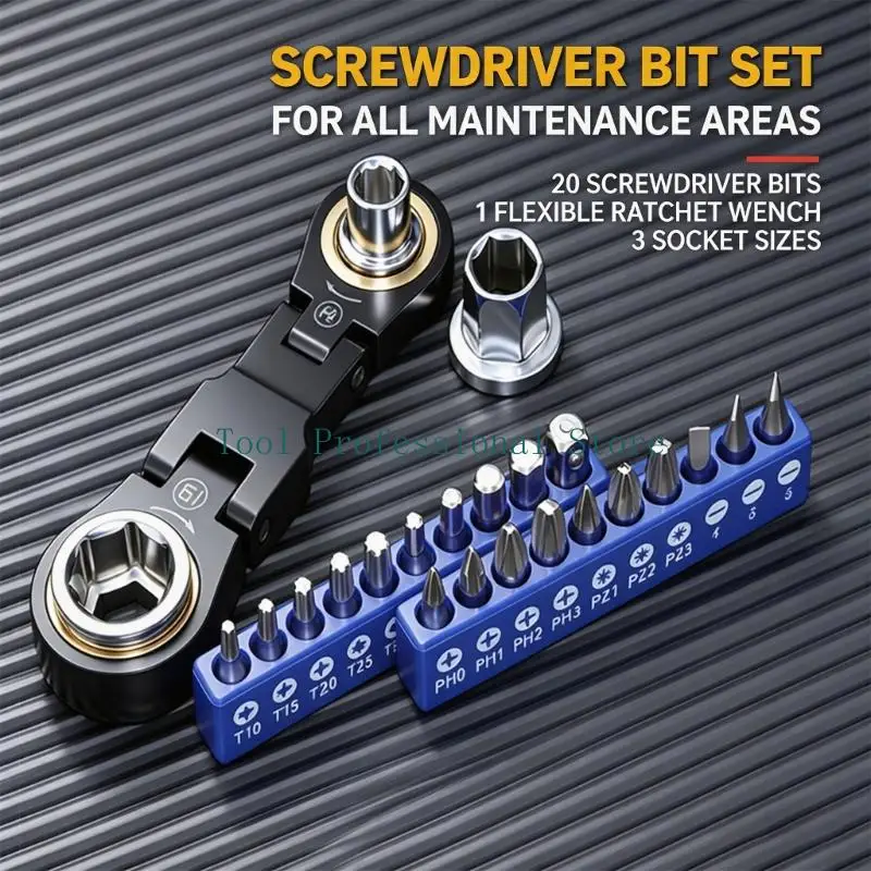 57qf-professional-alloy-steel-ratchet-wrenches-and-bit-set-car-maintenance-equipment-for-household-repairs