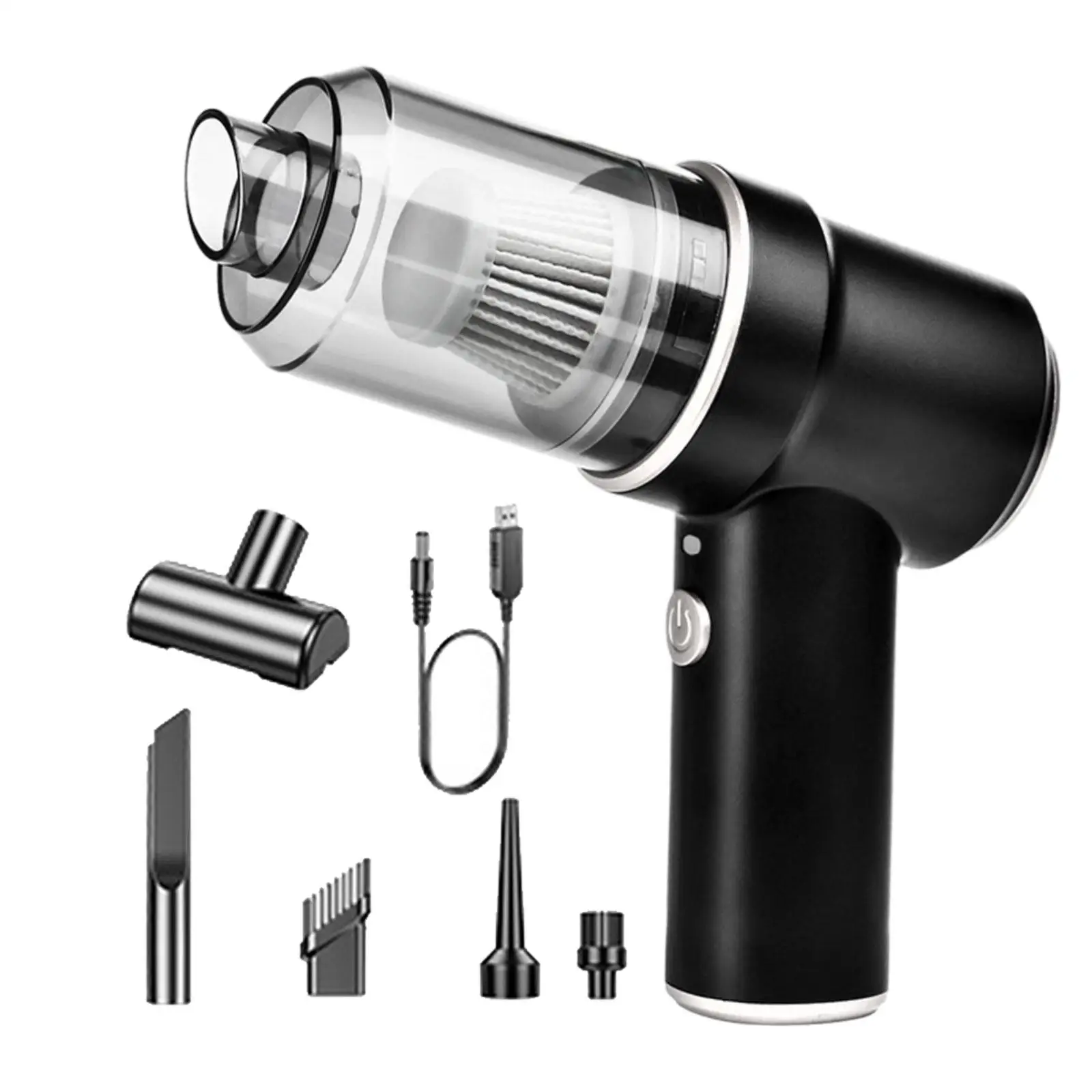 

Mini Handheld Car Vacuum Cleaner Cordless 8000PA Suction Power Dust Collector for Cleaning Desks, Keyboards, Bookshelves