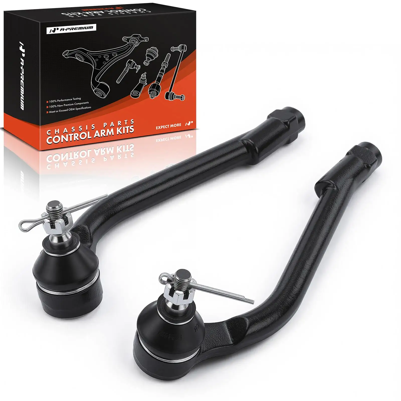 A-Premium 2x Front Left & Right Outer Steering Tie Rod End for Hyundai Elantra 2007-2012 Kia Forte 2010-2013 Forte5 2012-2013