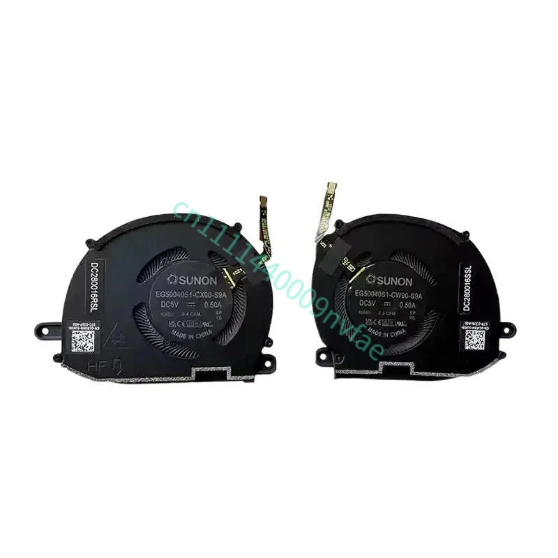 Replacement Laptop CPU Cooling Fan for Dell XPS 13 Plus XPS 9320 Series 0XTRJG 0WRH5 0.1