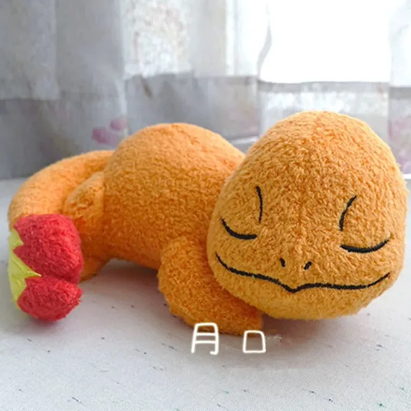 Kawaii Pokemon Plush Toys Mini Sleep 3 Pack Charmander, Squirtle & Bulbasaur Soft Hobbies Games For Kids Babies Birthday Gift