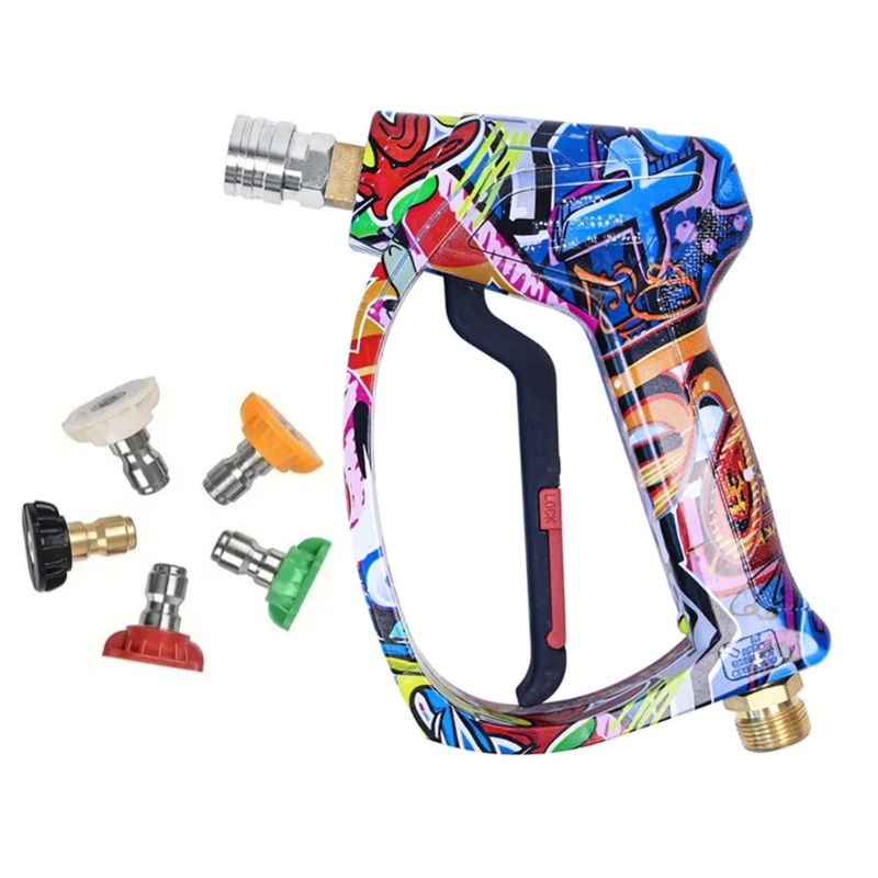 

Multifunctional Car Wash Sprayer Guns Short Pressure Washer Guns, High Pressure Washer For Vehicle And Patio Cleaning