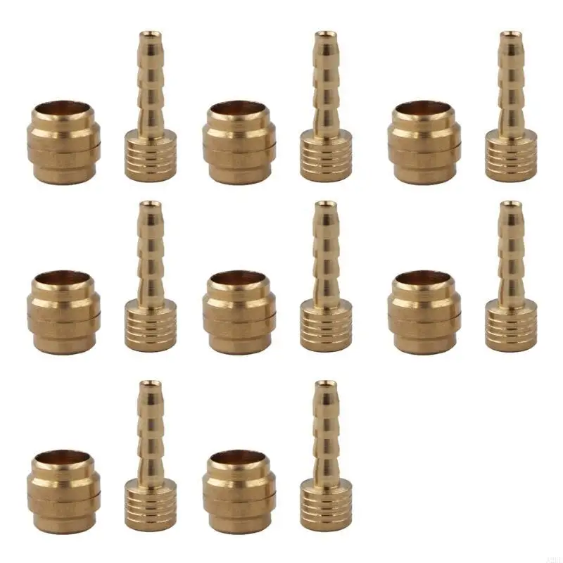 

A2UF 8 шт. велосипедный гидравлический дисковый тормозной шланг тормозной комплект оливковых и латунных соединительных вставок